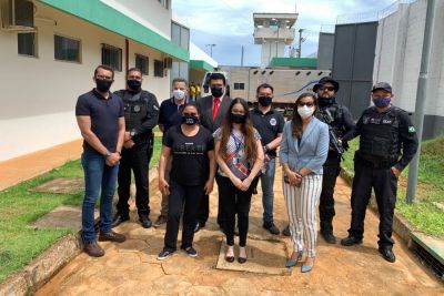 notícia: Internos do Tucuruí são transferidos para a nova casa penal do município