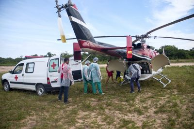 notícia: Estado já realizou a transferência de 476 pacientes com Covid-19 no oeste do Pará 