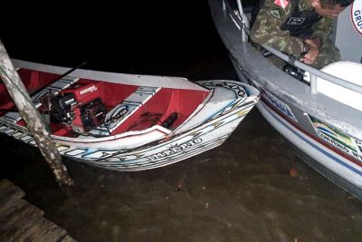 notícia: Grupamento Fluvial recupera embarcações e equipamentos roubados