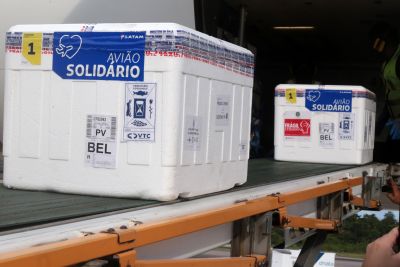 notícia: Pará recebe mais um lote de vacinas contra a Covid-19
