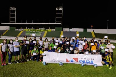 notícia: Municípios do Pará recebem curso de capacitação de futebol da Seel