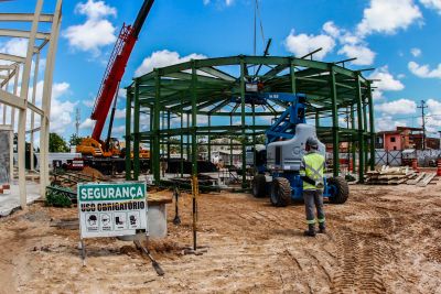 notícia: Seac realiza visita técnica nas Usinas da Paz do bairro do Bengui e da Cabanagem em Belém