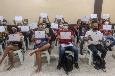 notícia: Oitenta pessoas são beneficiadas com cursos de capacitação promovidos pela Cosanpa