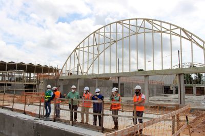 notícia: Semas visita obras da Usina da Paz da Cabanagem nesta terça-feira, 25 