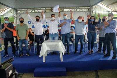 notícia: Em Peixe-Boi, Estado garante obra na orla e recursos do programa 'Sua Casa' 