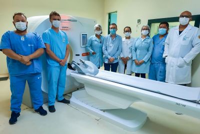 notícia: Hospital Regional do Marajó retoma serviço de tomografia computadorizada