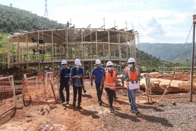 notícia: Em Parauapebas, execução de obras da Usina da Paz chega em nova etapa de cronograma