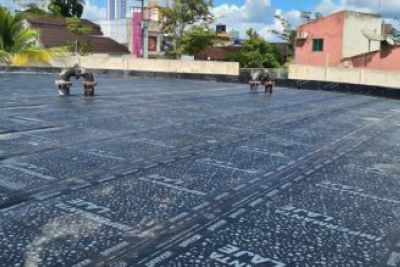 notícia: 56% das obras de ampliação do sistema de água de Castanhal, já estão concluídas.