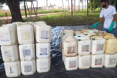 notícia: Adepará apoia coleta de embalagens vazias de agrotóxicos em Parauapebas