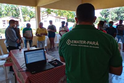 notícia: Emater debate avanços em comunidade quilombola em São Miguel do Guamá