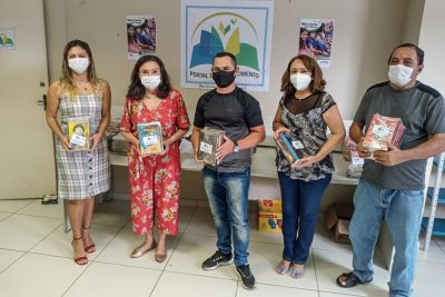 notícia: Muaná recebe mais de 500 livros doados pelo projeto Portal do Conhecimento, da Ioepa