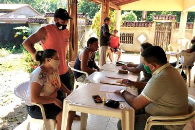 notícia: Emater faz atendimentos na Reserva Extrativista Mãe Grande de Curuçá para emissão de DAPs