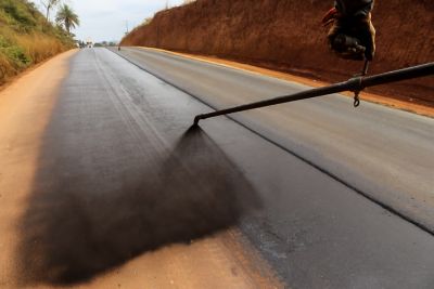 notícia: Setran finaliza o primeiro trecho da construção da PA-275, entre Curionópolis e Parauapebas