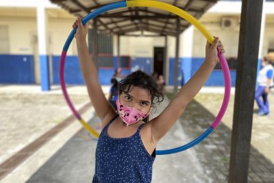 notícia: Crianças e adolescentes participam de primeira Colônia de Férias promovida pela Fundação ParáPaz