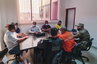 notícia: Gestores do TerPaz se reúnem com forças de segurança municipais de Parauapebas