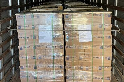 notícia: Fiscalização da Sefa apreende mais de 14 mil resmas de papel sem documentação regular