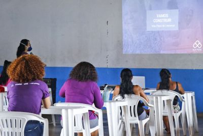 notícia: Moradoras do Bengui participam de capacitação oferecida pelo TerPaz