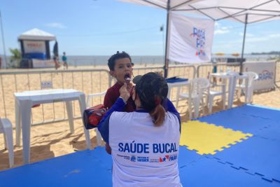 notícia: Fundação ParáPaz promove programação de lazer e saúde bucal em Mosqueiro