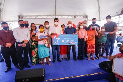 notícia: Mais de 100 famílias de Icoaraci, em Belém, são beneficiadas com o Sua Casa nesta segunda, 19 