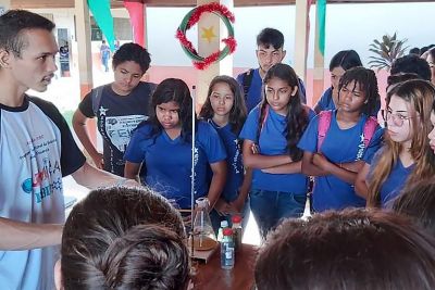 notícia: Bolsistas de licenciatura da Uepa aproximam o ensino de Química da realidade dos estudantes