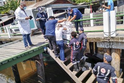 notícia: Profissionais de Portel participam de oficina sobre reanimação e transporte de recém-nascido
