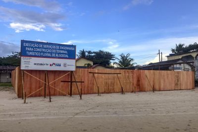 notícia: Obras do Terminal Hidroviário de Algodoal, distrito do município de Maracanã, já começaram
