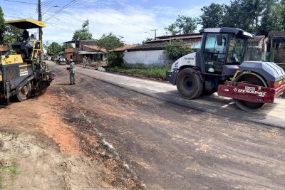 notícia: Governo do Pará leva infraestrutura a Mosqueiro e renova malha viária com avanço de pavimentação