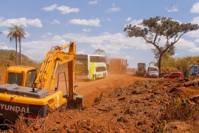 notícia: Construção e pavimentação da PA-287 avança no trecho de Redenção a Conceição do Araguaia