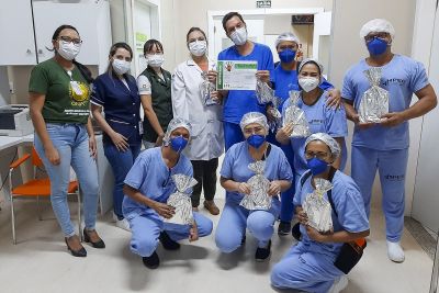 notícia: Hospital Galileu realiza projeto de incentivo à higiene correta das mãos 