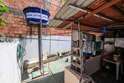 notícia: Cosanpa já instalou mais de 9 mil caixas d’água em Belém