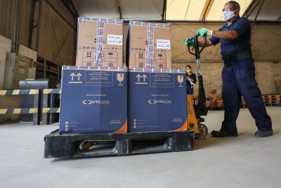 notícia: Pará recebe mais uma remessa de vacinas contra a Covid-19, na tarde desta quarta-feira (11) 