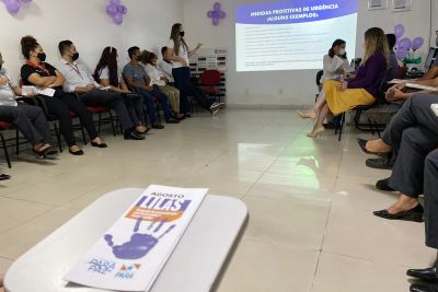 notícia: Fundação ParáPaz realiza circuito de palestras em alusão ao “Agosto Lilás”