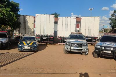 notícia: Sefa apreende 100 toneladas de carga com suspeita de contrabando