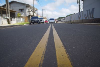 notícia: Moradores celebram melhorias após dois meses da entrega da Estrada da Pirelli, em Marituba  