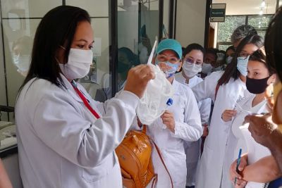 notícia: Hemopa promove ações de educação em saúde para estimular a doação de sangue no Pará