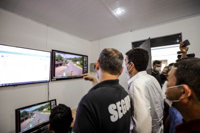 notícia: Governo entrega Sistema de Videomonitoramento em Bragança