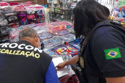 notícia: Procon Pará e Polícia Civil apreendem produtos contrabandeados no comércio de Belém