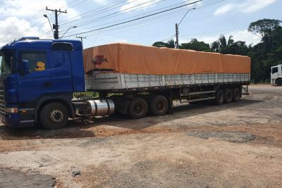 notícia: Sefa apreende carreta com manganês ilegal em Carajás
