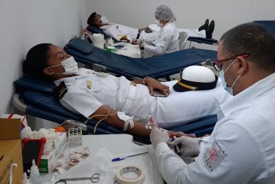notícia: Campanha da Fundação Hemopa na Marinha do Brasil vai beneficiar mais de 400 pacientes 