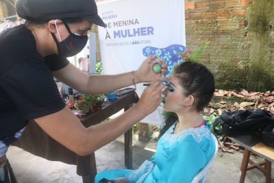 notícia: TerPaz realiza feira de encerramento de oficinas para moradoras do bairro do Bengui, em Belém 