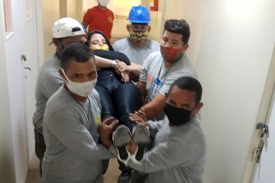 notícia: Santa Casa treina funcionários sobre a Norma Regulamentadora 35 e Primeiros Socorros