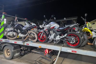 notícia: Detran apreende 17 motocicletas irregulares em Abaetetuba