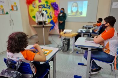 notícia: Hospital Oncológico Infantil retoma as aulas presenciais para as crianças em tratamento contra o câncer