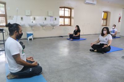 notícia: Santa Casa promove sessão de Yoga e roda de conversa para tratar sobre o tema do suicídio