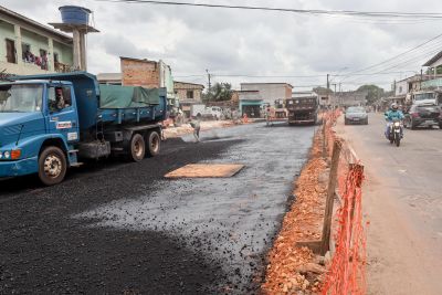notícia: Obras da avenida Padre Bruno Secchi avançam e atingem 75% de serviços executados