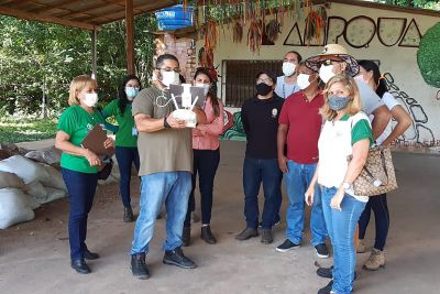 notícia: Ações da Emater contribuem para a sustentabilidade da agricultura familiar na Comunidade Quilombola do Abacatal 