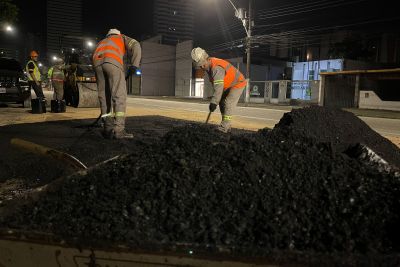 notícia: Cosanpa divulga programação de asfaltamento desta semana, em Belém 