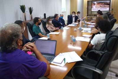 notícia: Seac e representantes de Parauapebas definem parcerias sobre serviços da UsiPaz