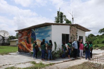 notícia: Cerimônia marca a entrega da Casa Sustentável, projeto da Fapespa com a Fundação Guamá 