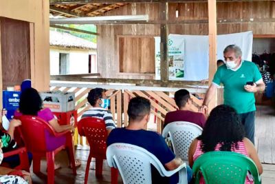 notícia: Ribeirinhos da Ilha Grande recebem orientação da Emater sobre gestão ambiental